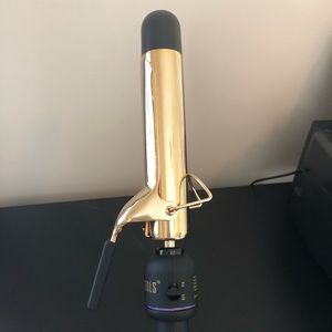 Hot Tools 24k Gold Curling Iron 1  1/4 inch